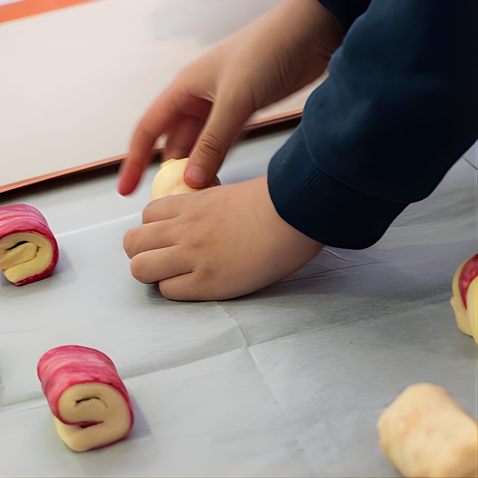 Affiche Kids in the Kitchen in Paris, France: Croissants