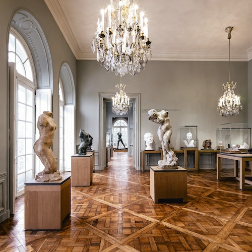 Affiche Musée Rodin : billets coupe-file