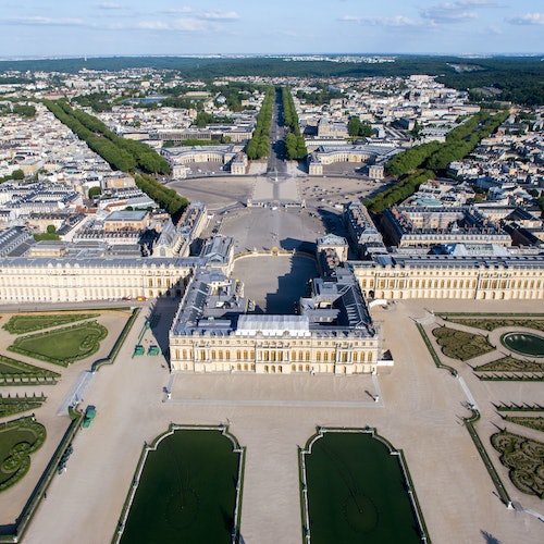 Affiche Billets d'entrée pour le Château de Versailles, les jardins et le domaine de Trianon