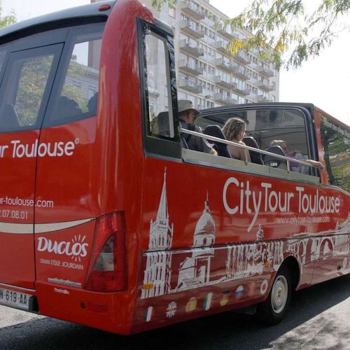 Affiche Bus hop-on hop-off Toulouse