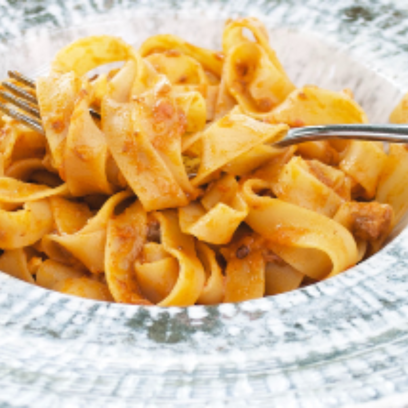 Classic Handmade Pasta With Vodka Sauce