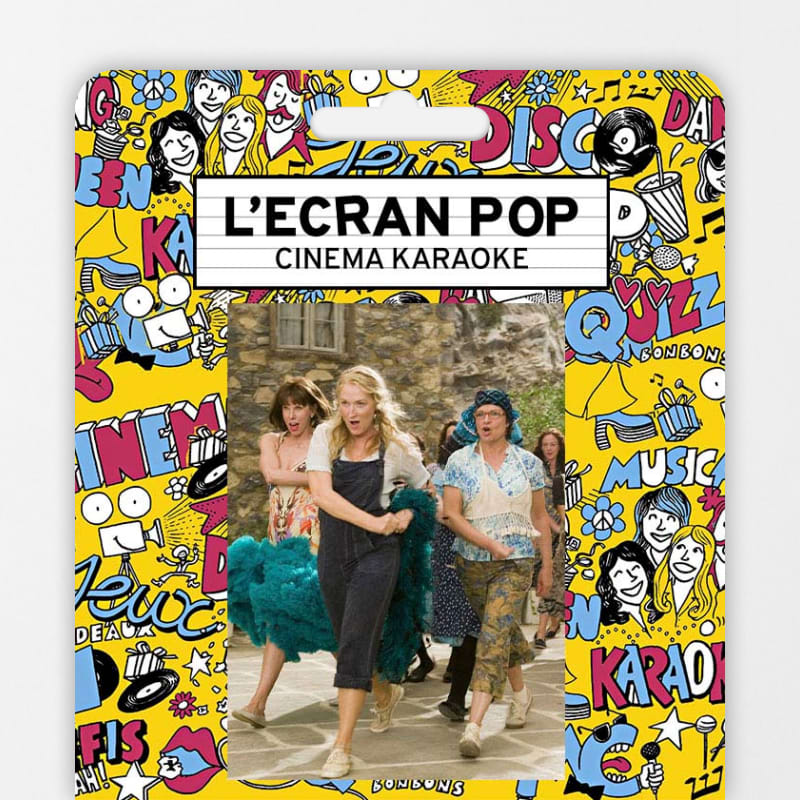 Affiche Carte-cadeau - L'Écran Pop Cinéma Karaoké