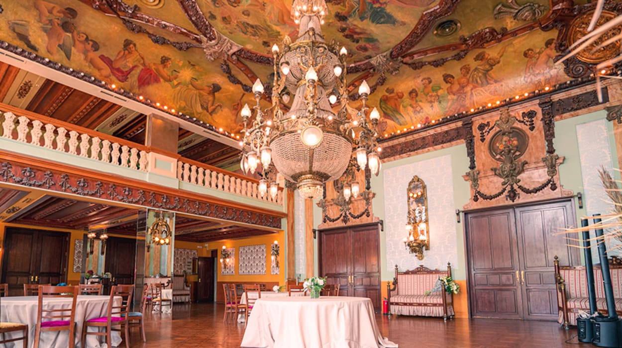 Salón Imperio del Real Liceo Casino de Alicante, Teselas Restaurante