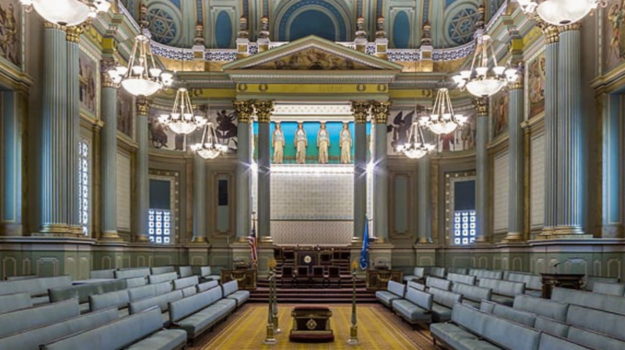 ONE North Broad: Masonic Temple and Library