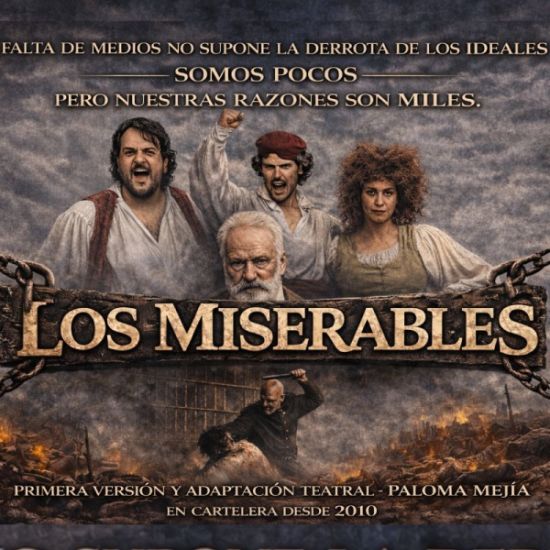 An image for the event Los Miserables de Víctor Hugo - Teatro Victoria de Madrid