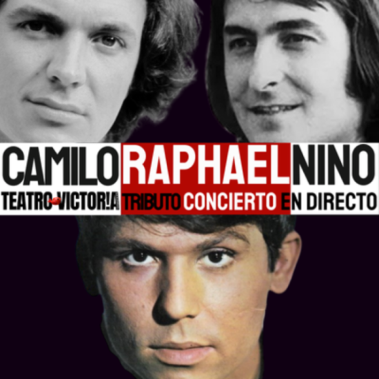 An image for the event Consagrados. Camilo Sesto, Raphael y Nino Bravo - Teatro Victoria de Madrid