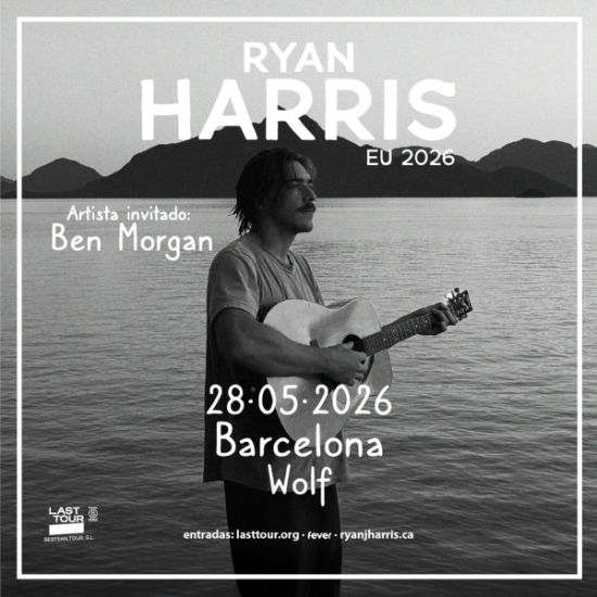 An image for the event Ryan Harris en Sala Wolf, Barcelona 2026