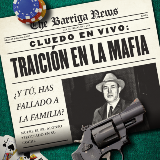 An image for the event Cluedo en vivo: traición en la mafia en Madrid
