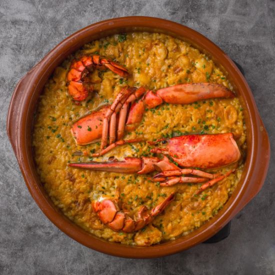 An image for the event Menú de arroz con bogavante para 2 en Petit Azca
