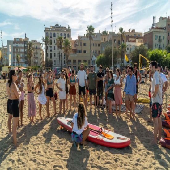 An image for the event Clase de Paddlesurf en Barcelona