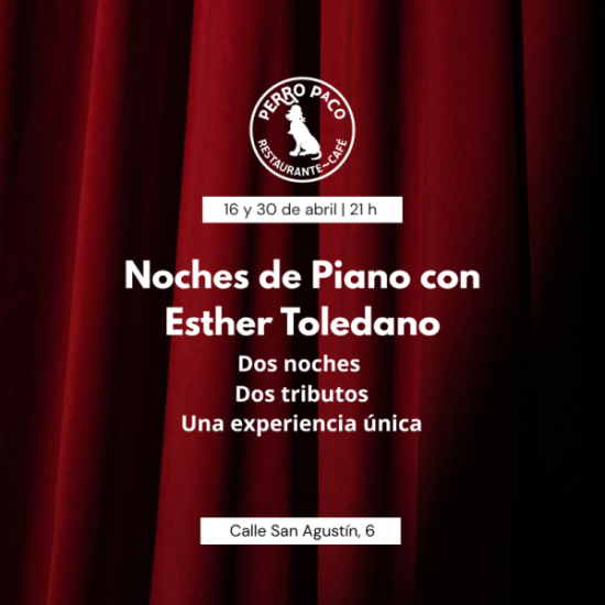 An image for the event Noches de Piano con Esther Toledano 🎹✨