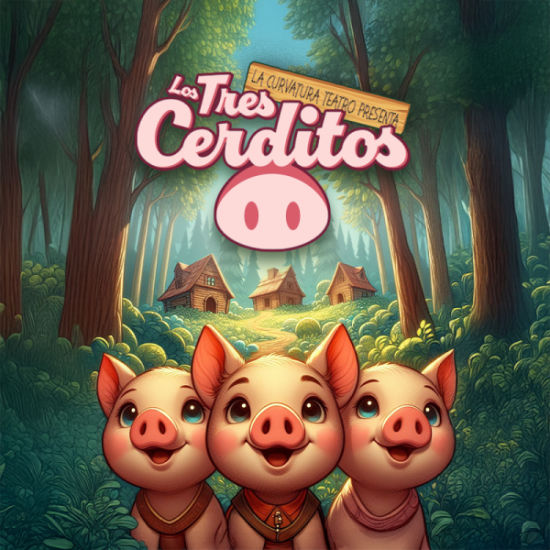 An image for the event Los Tres Cerditos: Teatro infantil educativo