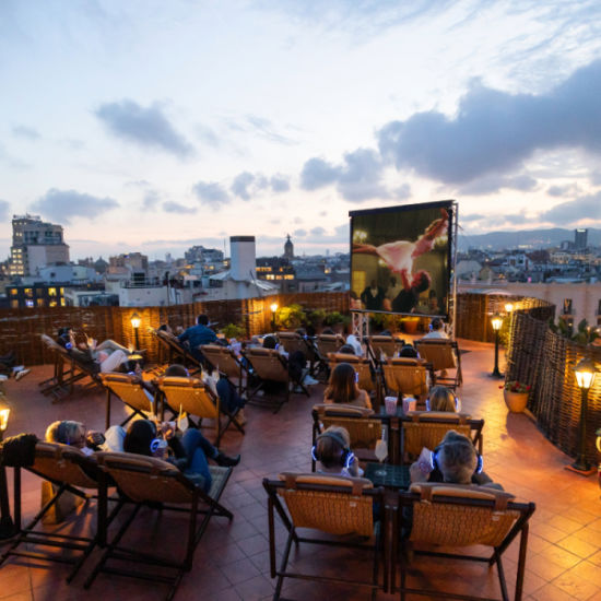 An image for the event Open-Air Rooftop Cinema en El Palace Barcelona