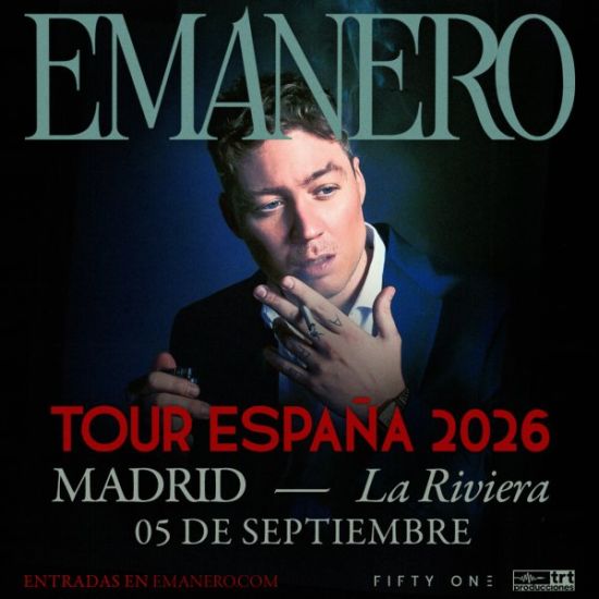 An image for the event EMANERO TOUR 2026 en Madrid (La Riviera)