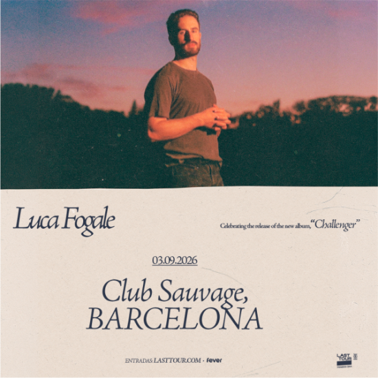 An image for the event Luca Fogale en Club Sauvage, Barcelona 2026