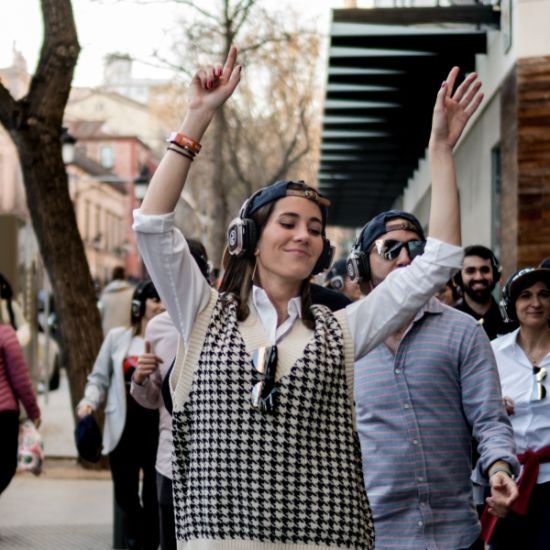 An image for the event BAILALOLOCO Disco Tour Silencioso Barcelona