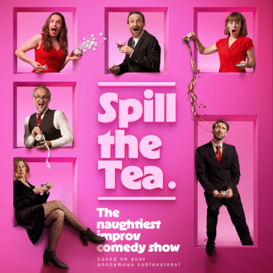 An image for the event Spill the Tea: Improv Comedy in English
