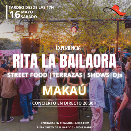 An image for the event Tardeo en Rita la Bailaora con Makaú