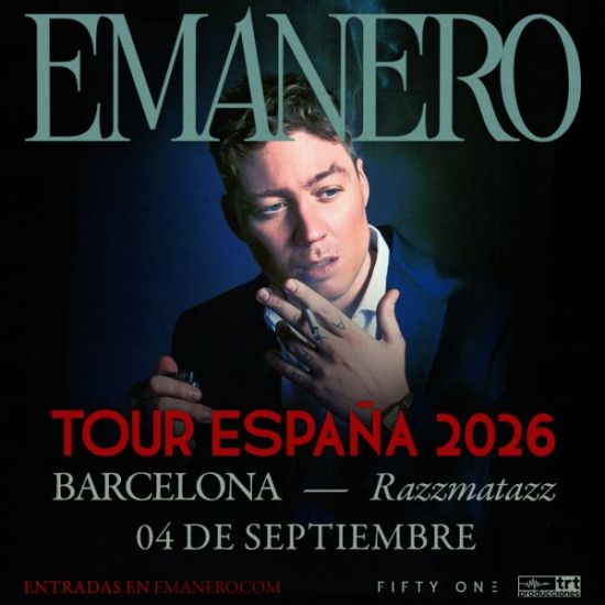 An image for the event EMANERO TOUR 2026 en Barcelona (Razzmatazz)