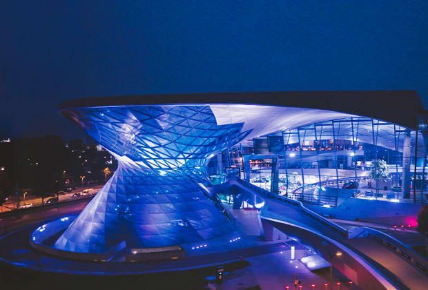 Doppelkegel Eventlocation in der BMW Welt