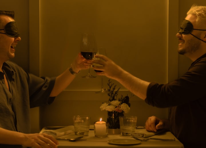 Dining in the Dark Blindfolded Food Experience photo 2